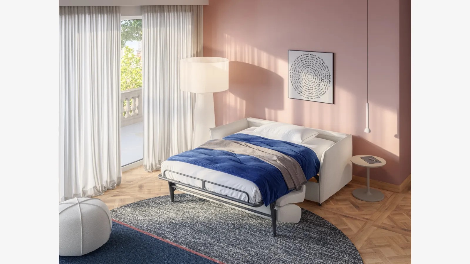 Noah Italic sofa bed by Twils.