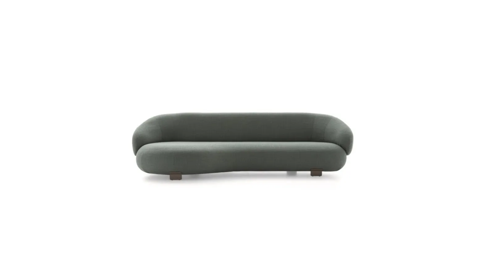 Fabric sofa with peninsula Pacific by Ditre Italia.