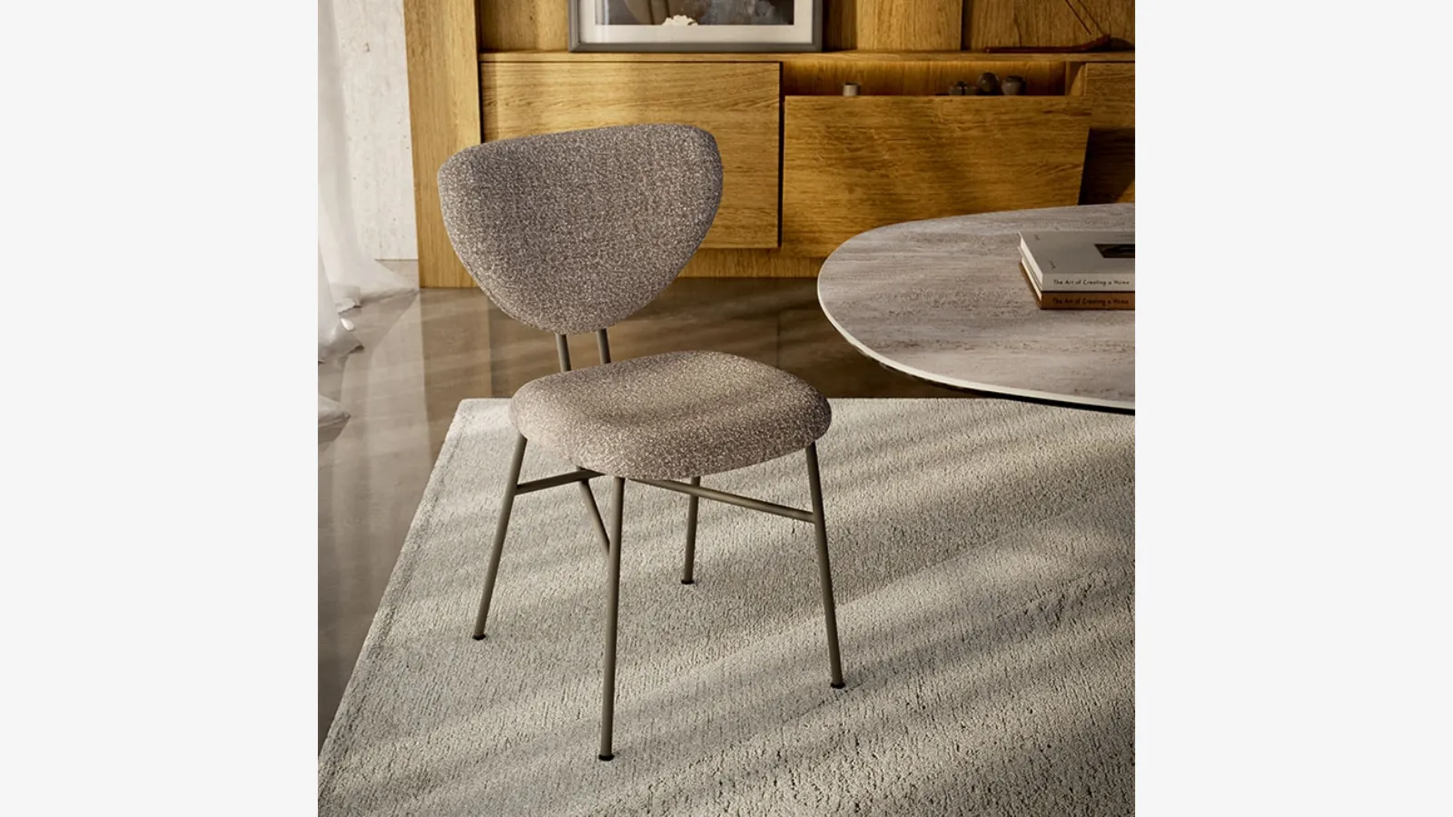 Chloe chair in fabric by Cattelan Italia