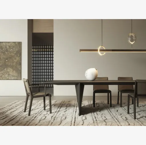 Janet leather chair by Molteni & C
