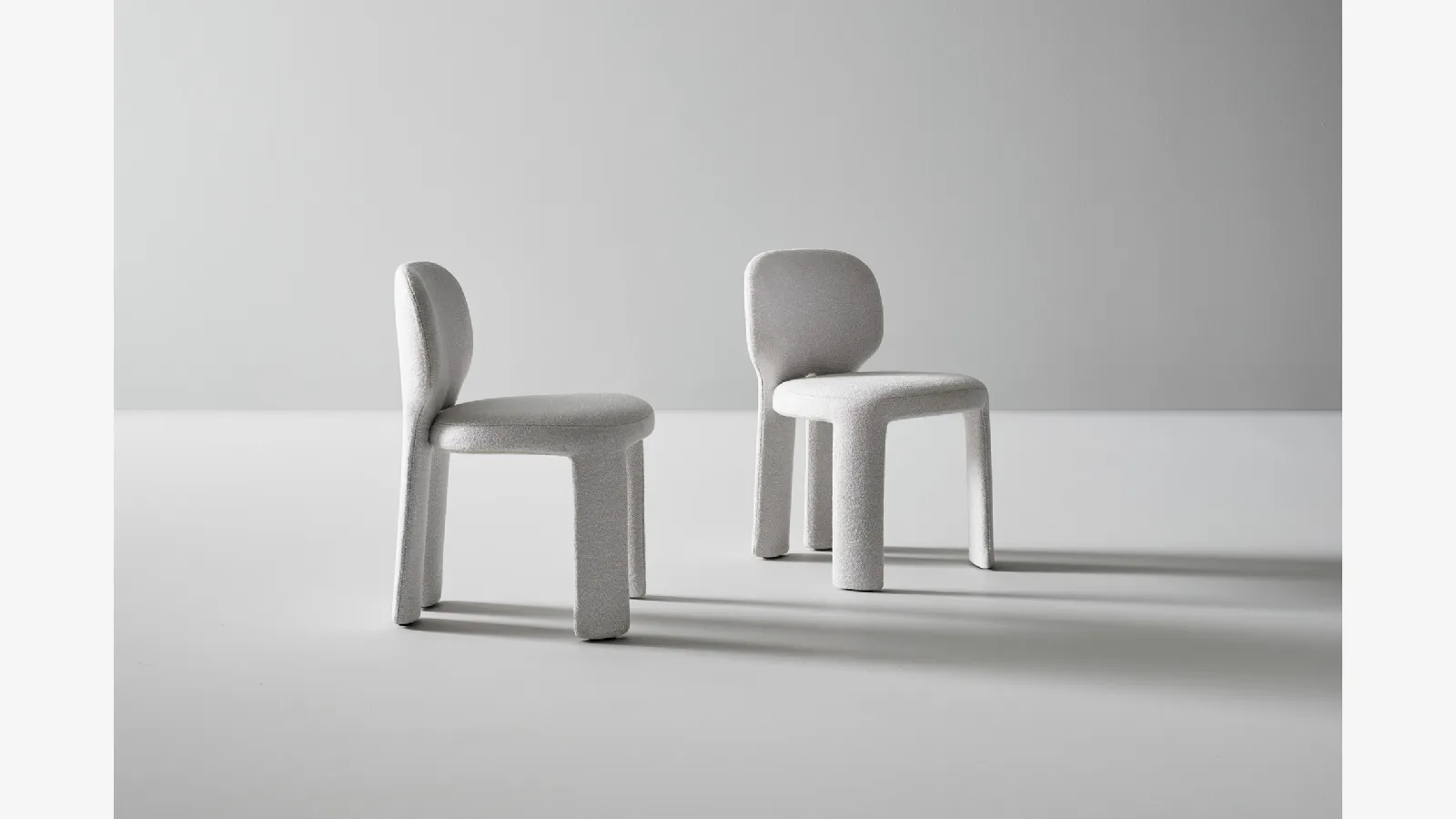 Upholstered Teia chair by Bonaldo
