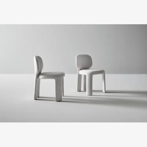 Upholstered Teia chair by Bonaldo