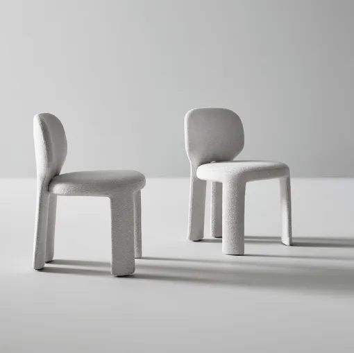 Upholstered Teia chair by Bonaldo