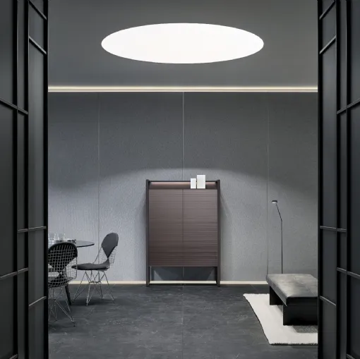 Rialto Amaranto Taiga sideboard by Rimadesio