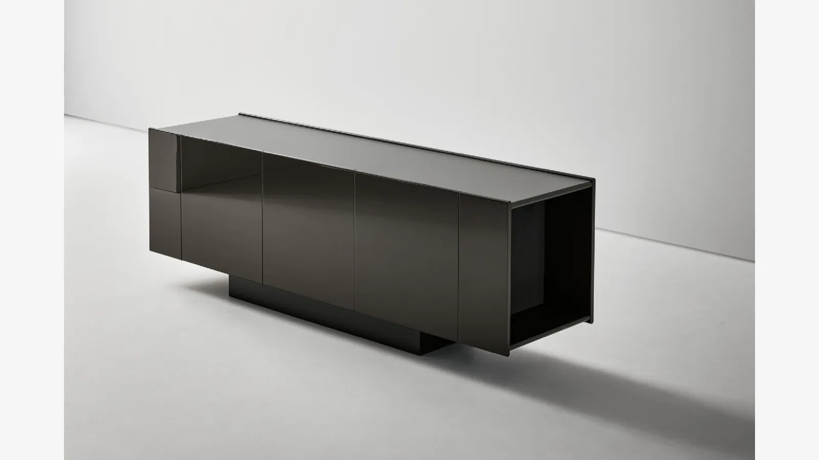 Bonaldo lacquered wood Spy sideboard
