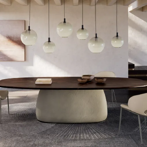 Botero Wood table by Cattelan Italia.