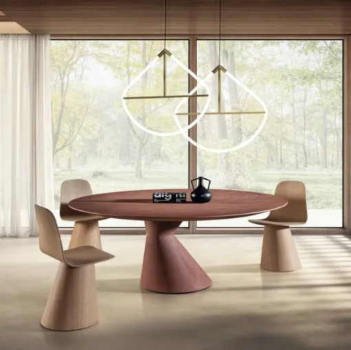 Table Chapeau 2886 in resin by Lago