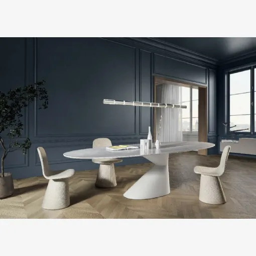 Table Chapeau 2887M in Lago marble