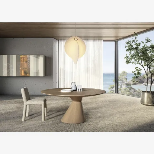 Table Chapeau 2990 made of wood by L