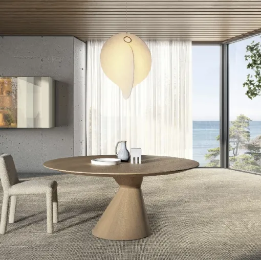 Table Chapeau 2990 made of wood by L