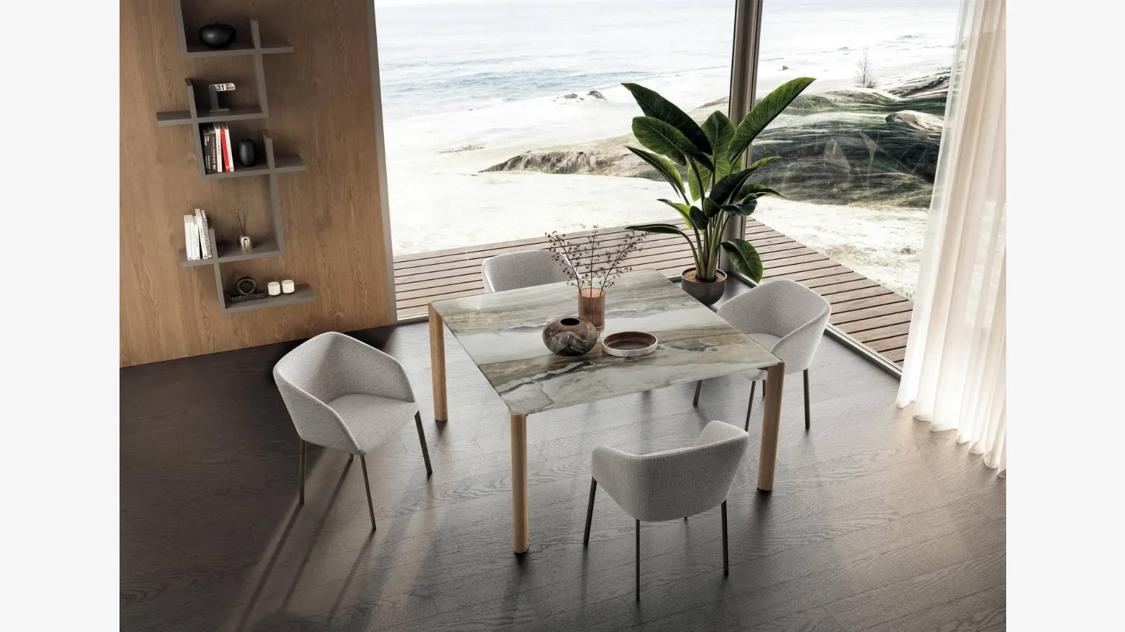 Correr Slim 2762X Table by Lago
