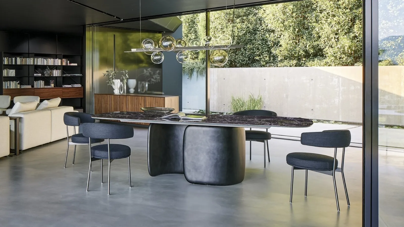 Extendable Mellow table in Bonaldo ceramic