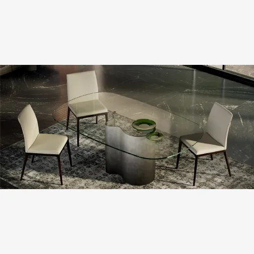 Papelito Glass table by Cattelan Italia