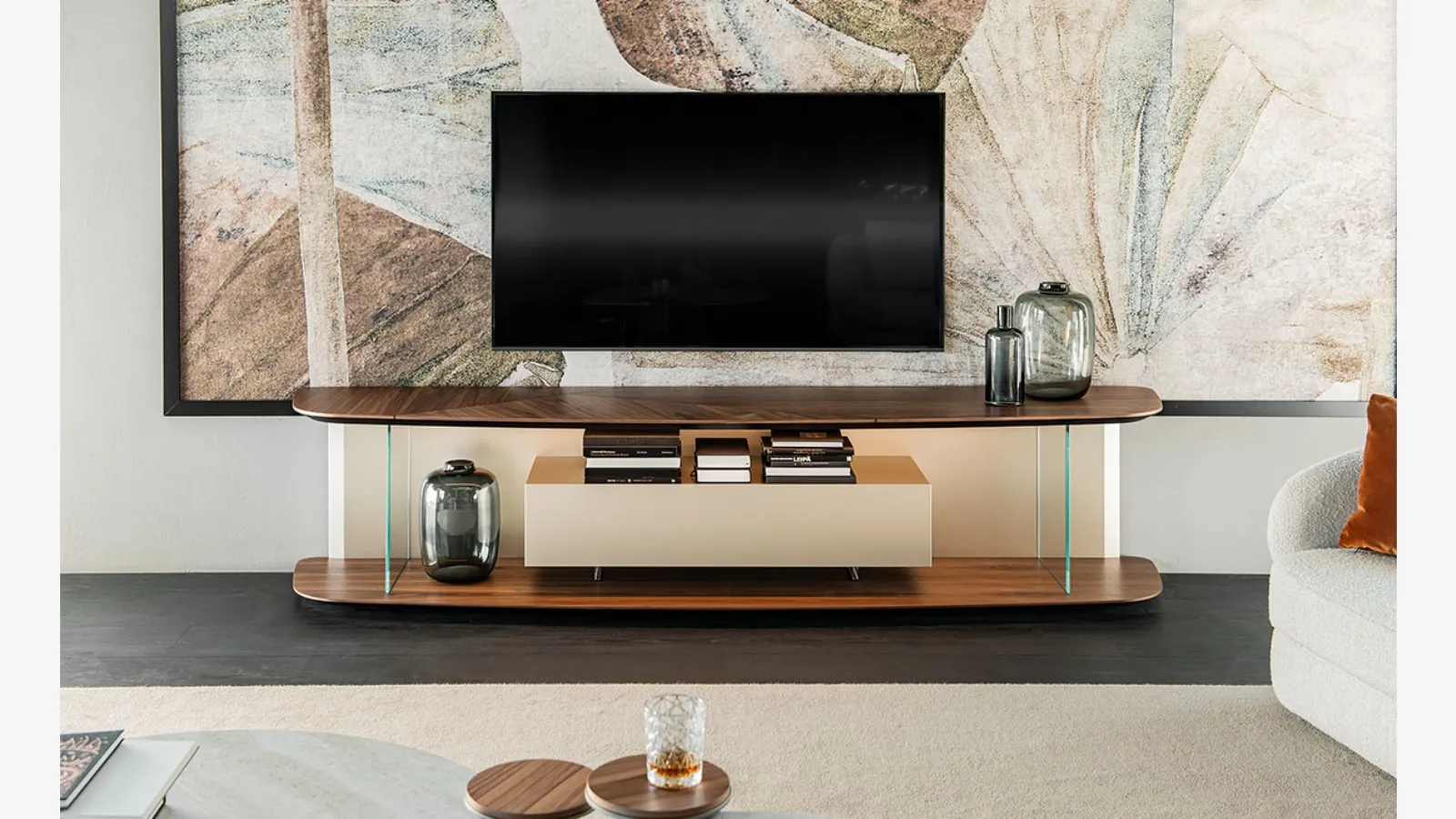 Mobile TV stand Altavista by Cattelan Italia