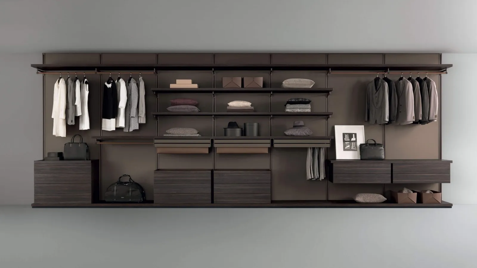 Dress Bold larch wardrobe by Rimadesio