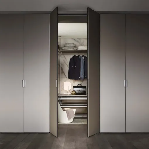 Rimadesio Freestanding Shadow Grey Wardrobe Cover