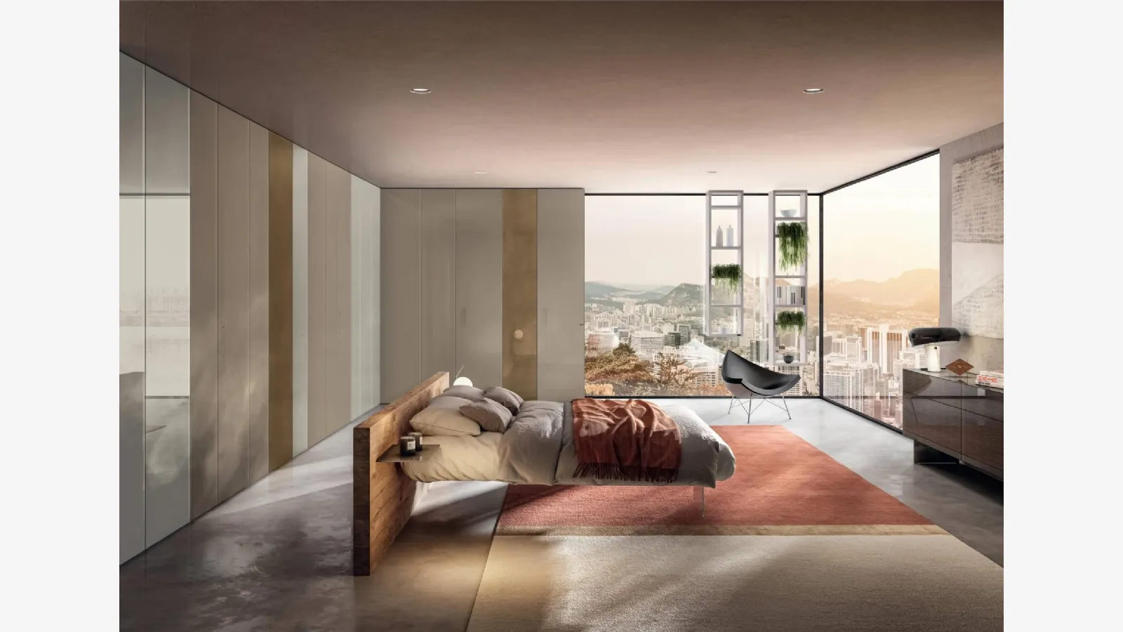 Flapp 1164 corner wardrobe by Lago.