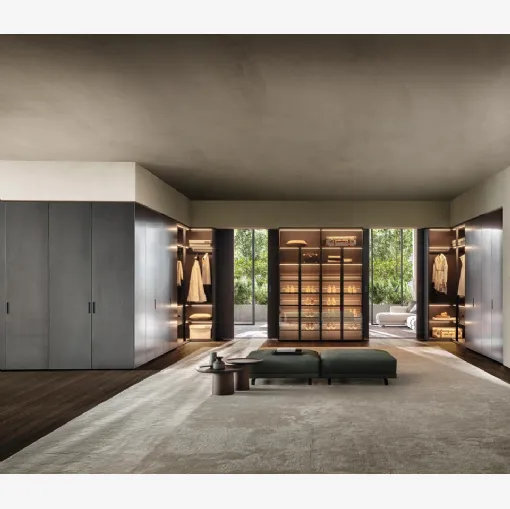 Gliss Master Wardrobe - Hollow Door by Molteni & C
