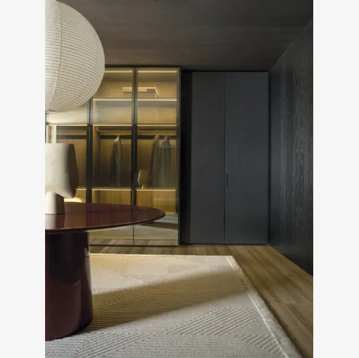 Gliss Master Wardrobe - Linear Door by Molteni & C