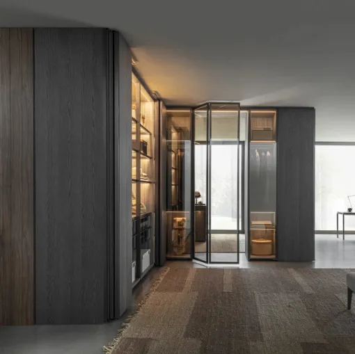 Gliss Master corner wardrobe - Molteni & C 7 corner system