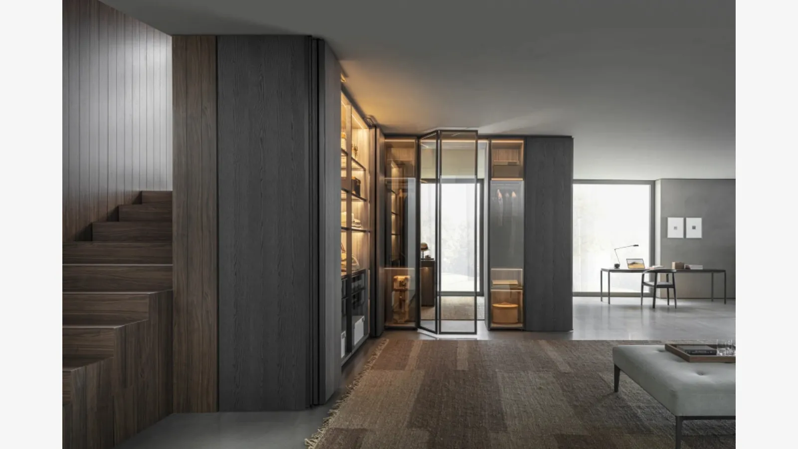 Gliss Master corner wardrobe - Molteni & C 7 corner system
