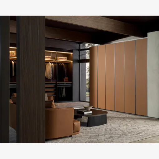 Wardrobe with hinged doors Gliss Master - Smooth Door by Molteni & C