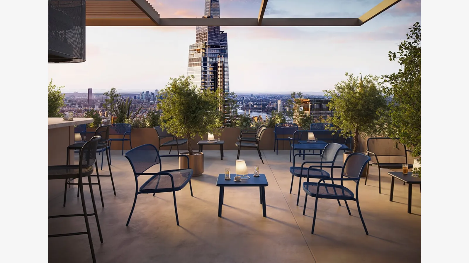 Emu Café outdoor steel furniture
