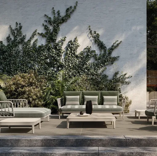 Chelsea outdoor aluminum furniture by Molteni & C