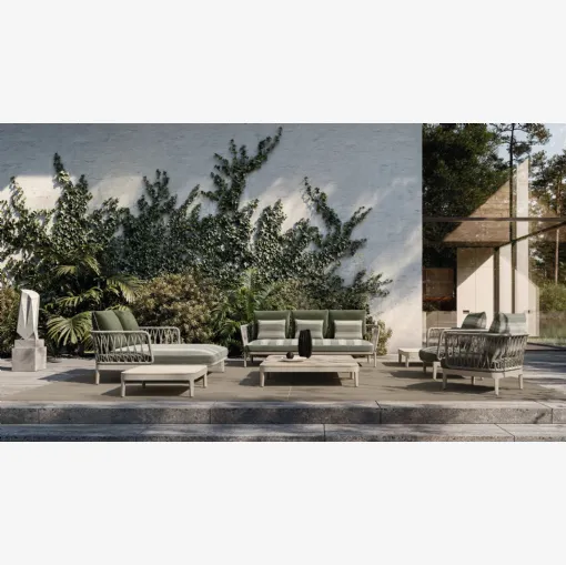 Chelsea outdoor aluminum furniture by Molteni & C