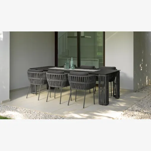 Cliff Table and Chairs by Talenti.