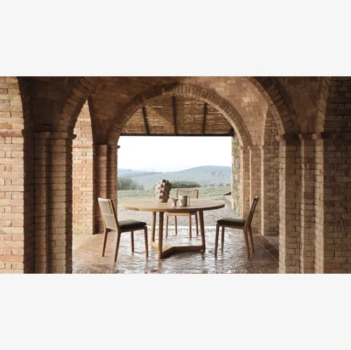 Cobea wooden chair by Molteni & C