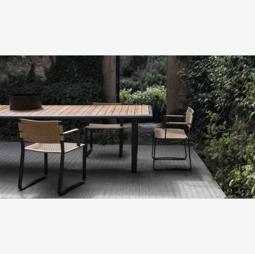 Green Point Chair in polypropylene rope by Molteni & C