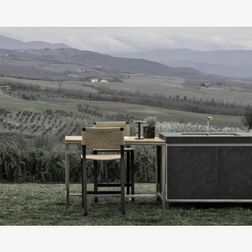 Green Point Stool in polypropylene rope by Molteni & C