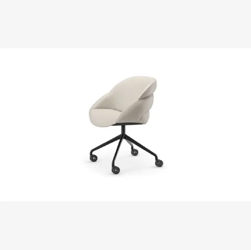 Camilla Wheels swivel office chair by Cattelan Italia