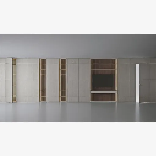 Modulor Litech dividing wall by Rimadesio