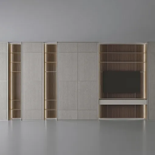 Modulor Litech dividing wall by Rimadesio