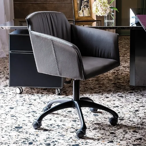 Swivel executive chair Tyler Wheels by Cattelan Italia