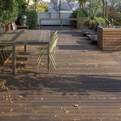 Ipe Lapacho parquet flooring by Dé