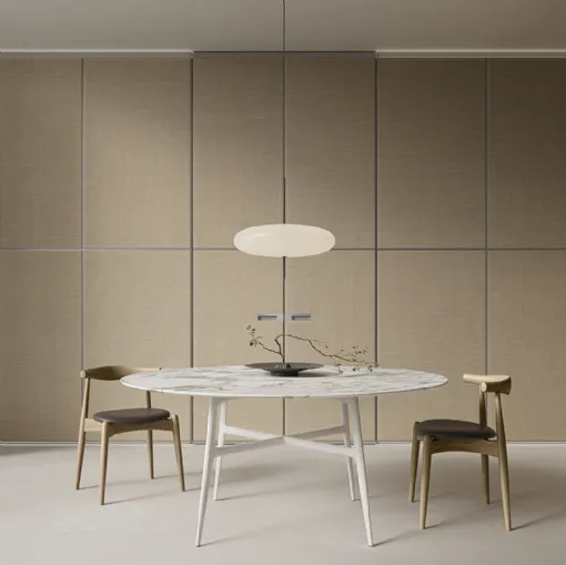 Radius Rafia Complanar Interior Door by Rimadesio