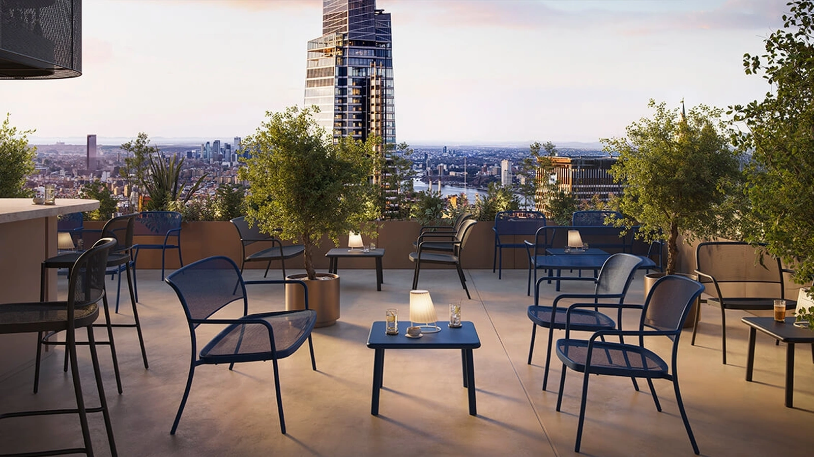 Emu Café outdoor steel furniture