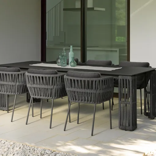 Cliff Table and Chairs by Talenti.