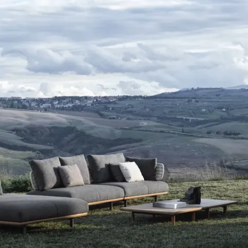 Sway fabric sofa by Molteni & C