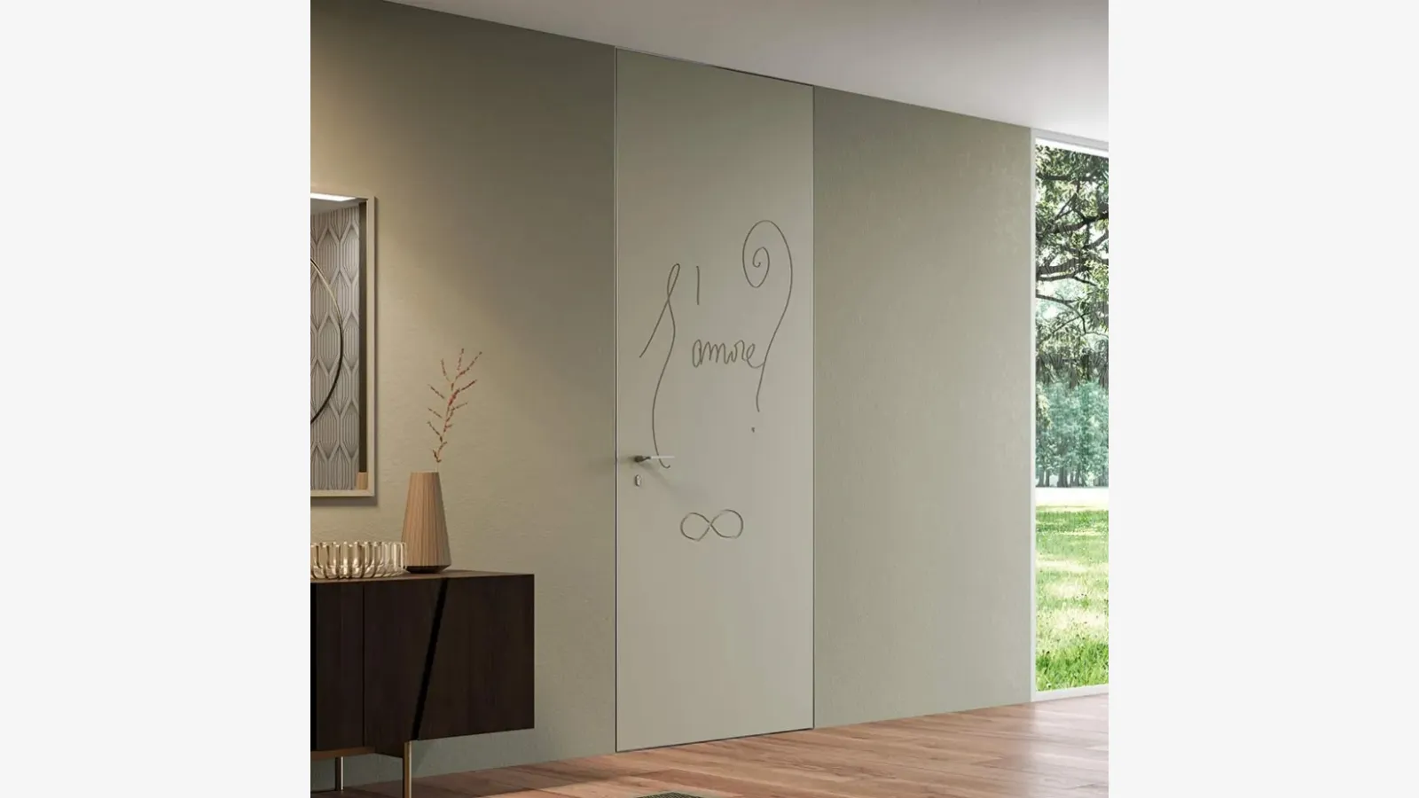 Indoor door Door is Love Filomuro by Bertolotto