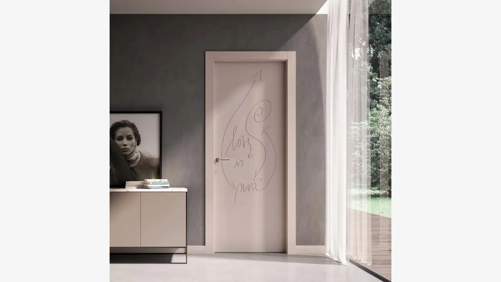 Bertolotto's Door is Love indoor door.